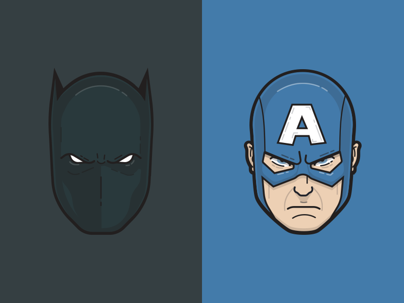 Black Panther & Captain America by Oliver Whitehall on Dribbble