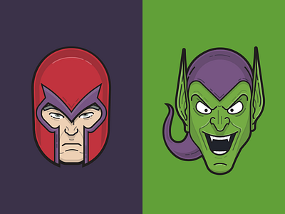 Magneto & Green Goblin