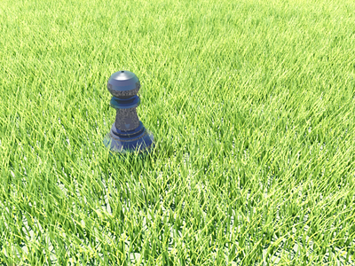 Chess Pawn 3D Render