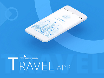 Travel App_Shot_1 app application interface ios travel travel app ui ux web
