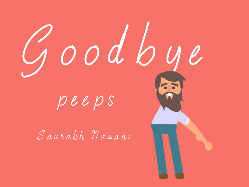 Goodbye illustration motion design motiongraphics