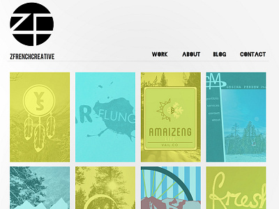 Zfrenchcreative color portfolio resposive type web web design zfrenchcreative