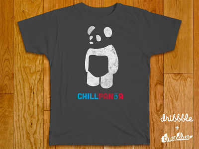 Threadlesss Dribbble Chill_panda bear chill panda cute panda tee shirt threadless