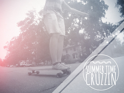 Summer Cruzzin light kit logo longboard skateboard summer