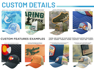 Custom hats colorado design logo mountains