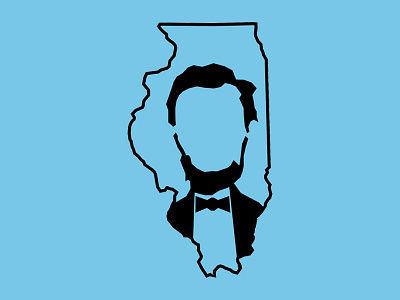 Il Logo chicago illinois lincoln state logo