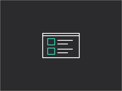 Wireframe bright color flat icon line pop process simple wireframe