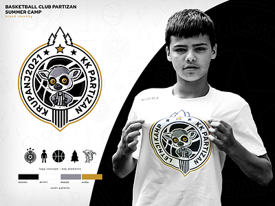 BC Partizan - Summer Camp Krupanj 2021 | Brand Identity