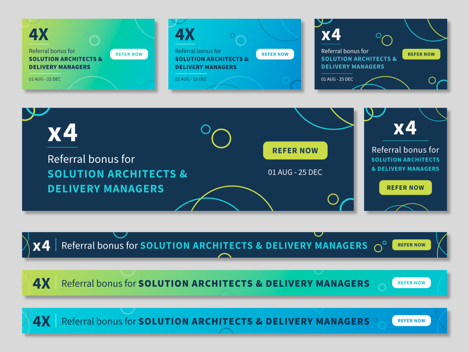 Referral Banners for Internal systems by Svetlana Prokhorenko on Dribbble