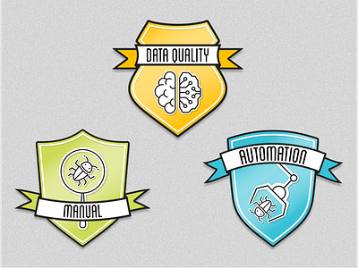 Emblems for QA community badge badges branding design emblems emblems for qa community graphic design print qa web