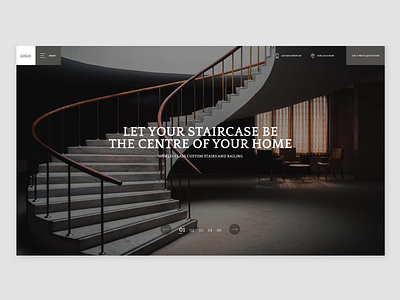 UI Project | Premium Stairs Manufacture | Israel ui ux web