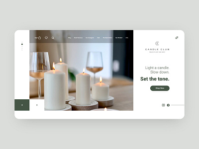 Website Home Page UI Design ui ux web