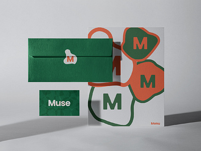 muse brand identity stationery