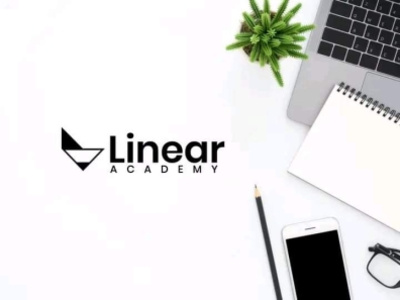 Linear Academy Logo Design branding design graphic design logo logo design minimal logo