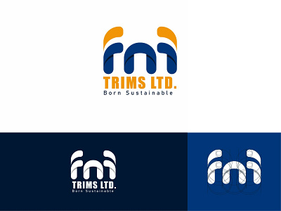 FNF TRIMS LTD design graphic design logo logo design minimal logo