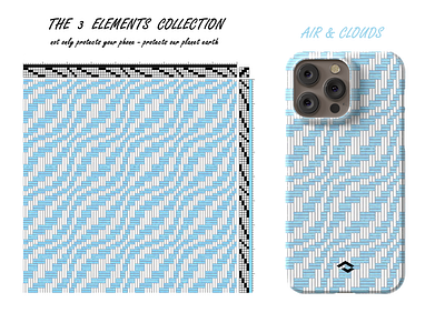 Air & Clouds - weaving pattern of the 3 elements collection