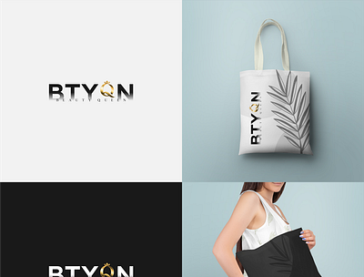 BTYqN branding btyqn graphic design logo logoonbag mockup