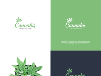 Cannabis Logo branding cannabis graphic design logo