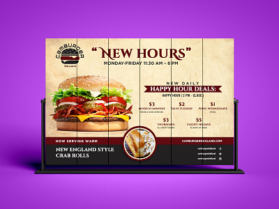 Burger Banner banner branding burger design graphic design illustration logo services vector