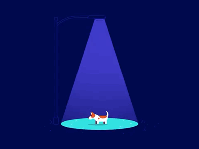 Doggo Abduction 2d after effects alien abduction animation motion design motion graphics