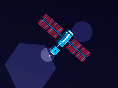 cosmic boneyeard cosmic design illustration motion graphics satellite