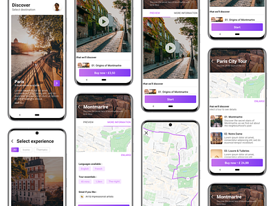 Vidi Guides Android android android app app city tour cityguide design guides mobile app tour travel travel app traveling ui uiux ux