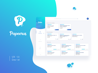 Papeerus app branding design education icon logo school ui uiux ux web webapp