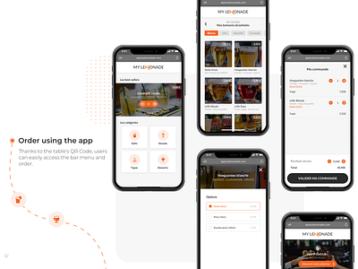 My Lemonade android app design design mobile app restaurant service ui uiux ux web web app webdesign