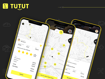 Tutut delivery design illustration mobile app ui uiux