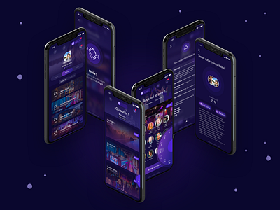 ShakeNight app apple darkmode design ios mobile app social ui uiux ux