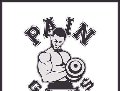 Pain Gains branding graphic design logo