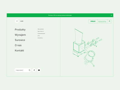 Asket - Sneak Peek branding drawning farm farming fullscreen fullsize green isometric illustration menu menu design pastel push notification technical drawing typography ui ux webdesign