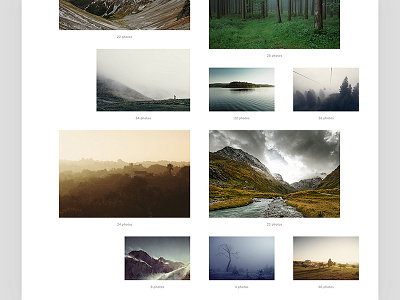 Photler Daylight Template custom gallery grid modern name paralax photo gallery photos places showcase travel traveling ui ux web webdesign website white whitespace