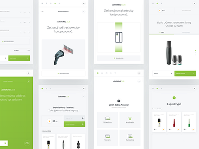 ESW - Dashboard Overview app clean dashboard design gradient green icons liquid login minimal popup product page sales management search shopping shopping basket statistics summary ux vector
