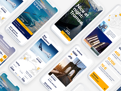 Lufthansa Newsletter UX/UI ui ux web