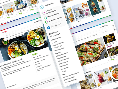 Bosch Simply Cookit Website UX/UI