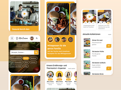 Food Recipes Website Design ui ux web website