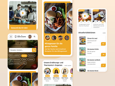 Food Recipes Website Design