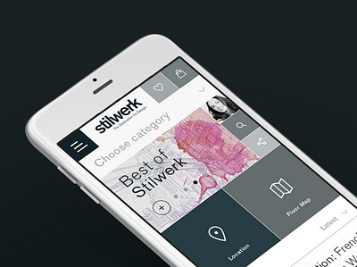 Stilwerk Floor Map App Concept ui ux web website