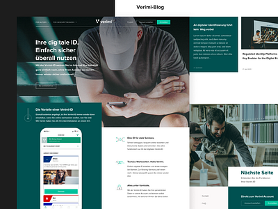 Verimi Website UX/UI