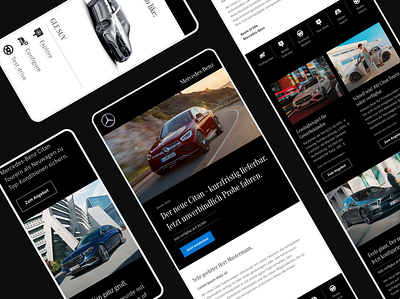 Mercedes Newsletter Concept/Design ui ux web