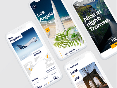 Lufthansa Newsletter UX/UI ui ux web