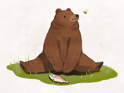 Grizzly Bear Illustration bear grizzly bear illustration infographic taiwan