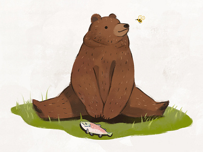 Grizzly Bear Illustration