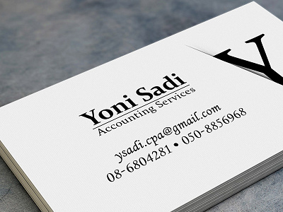 Business card - CPA branding business card logo