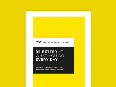 Leaflet Cover design flyer leaflet design leaflets minimal print typography yellow
