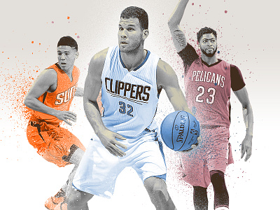 NBA Photo Illustration anthony basketball blake clippers davis griffin nba pelicans sports suns