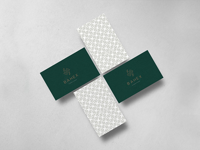 BAHEX BRANDING - BUSINESS CARD business card corporate identity furniture green logo logotype