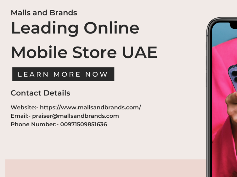 Online Mobile Store UAE by MallsandBands on Dribbble