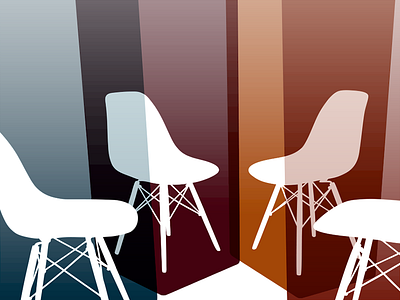 Quartet beams chairs chamber color music quartet silhouette